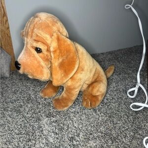 Plush diamond bloodhound realistic